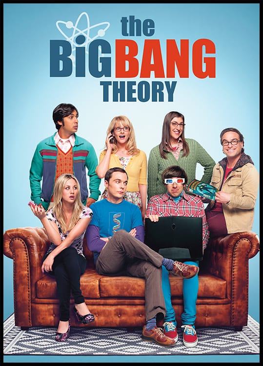 WB0081-8 The Big Bang Theory - Gang 50x70.indd